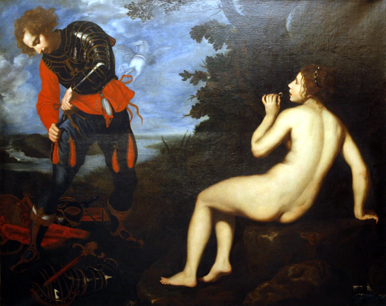 Angelica si cela a Ruggero - Galleria degli Uffizi, Firenze